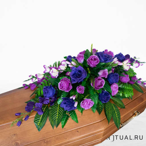 Венок композиция на гроб кремационная "АВТОРСКАЯ"