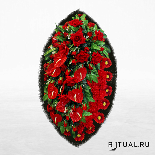 Венок 1,4 м "АВТОРСКИЙ"