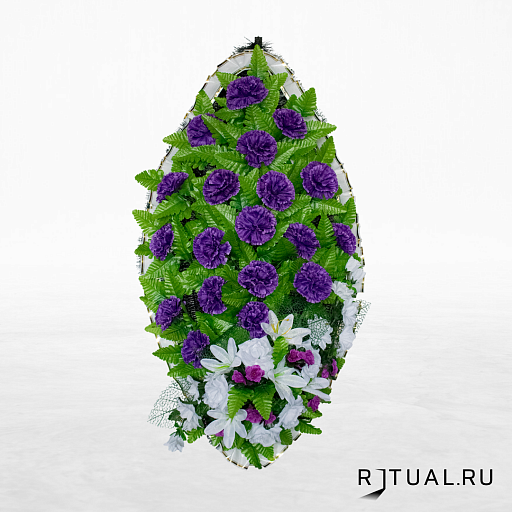 Венок 1,2 м "ЗАКАЗ"