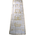 Покрывало в гроб   "ЖАККАРД" с православной символикой в комплекте с подголовником (золото)