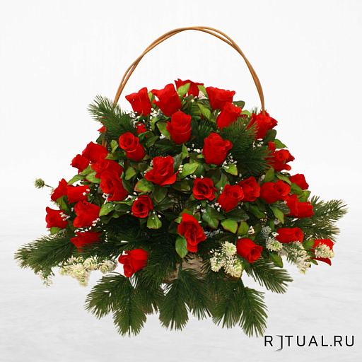 Корзина "ЛОЗА ЭЛИТ ДВУХСТОРОННЯЯ" (0,7м)